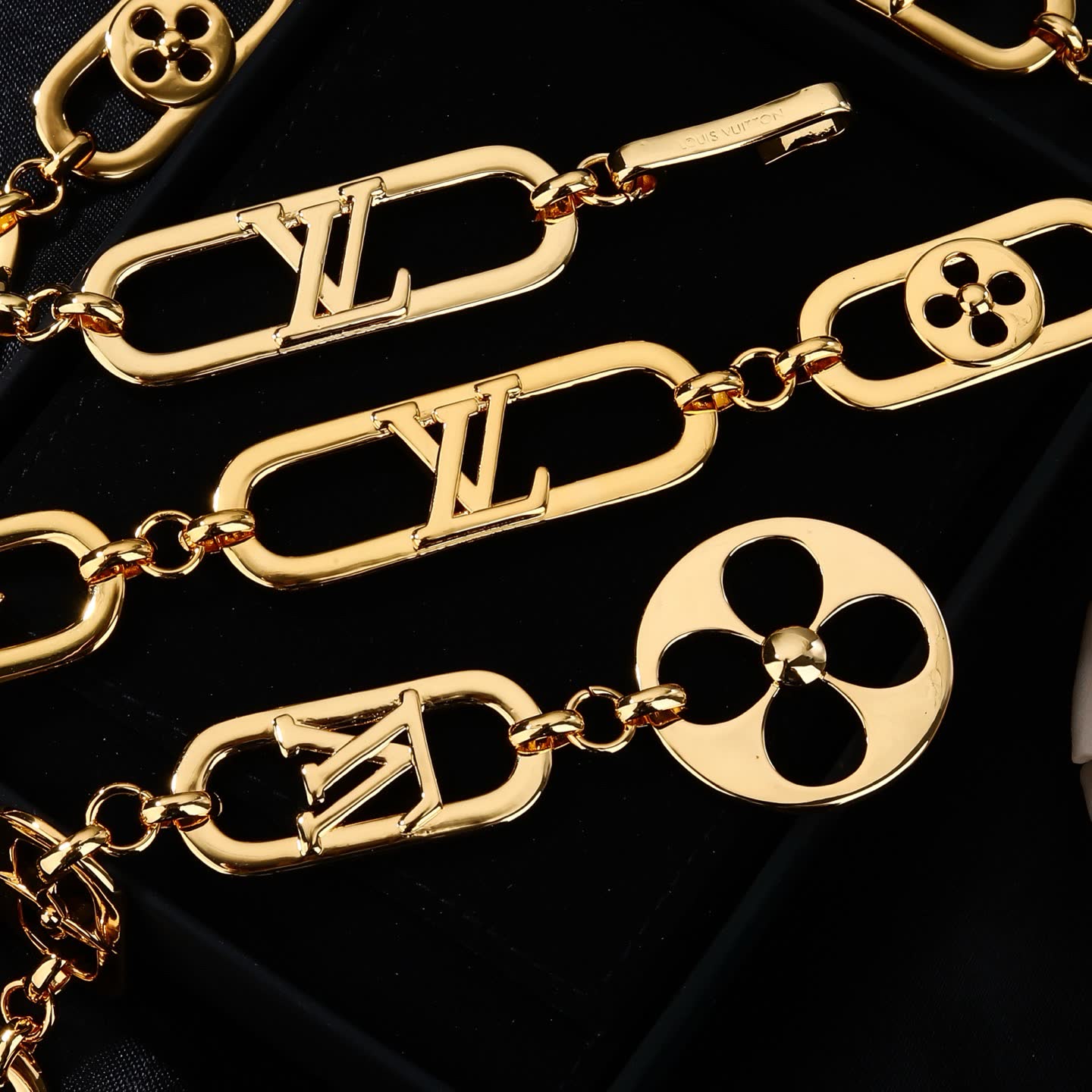 Louis Vuitton Gold Chain Belt